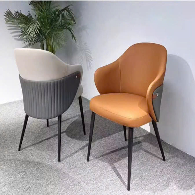 A3dDining chair, faux sheepskin decor makeup chair Zs753